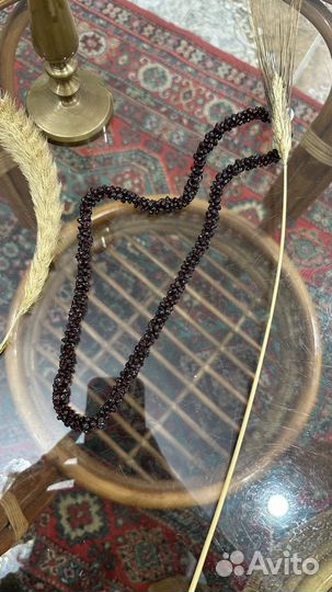 Колье из граната