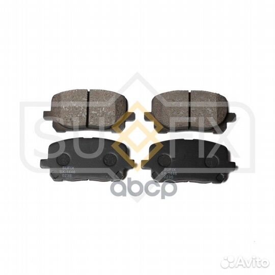 Колодки тормозные дисковые перед прав/лев B