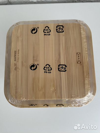 Стеклянный контейнер IKEA 365+ с крышкой