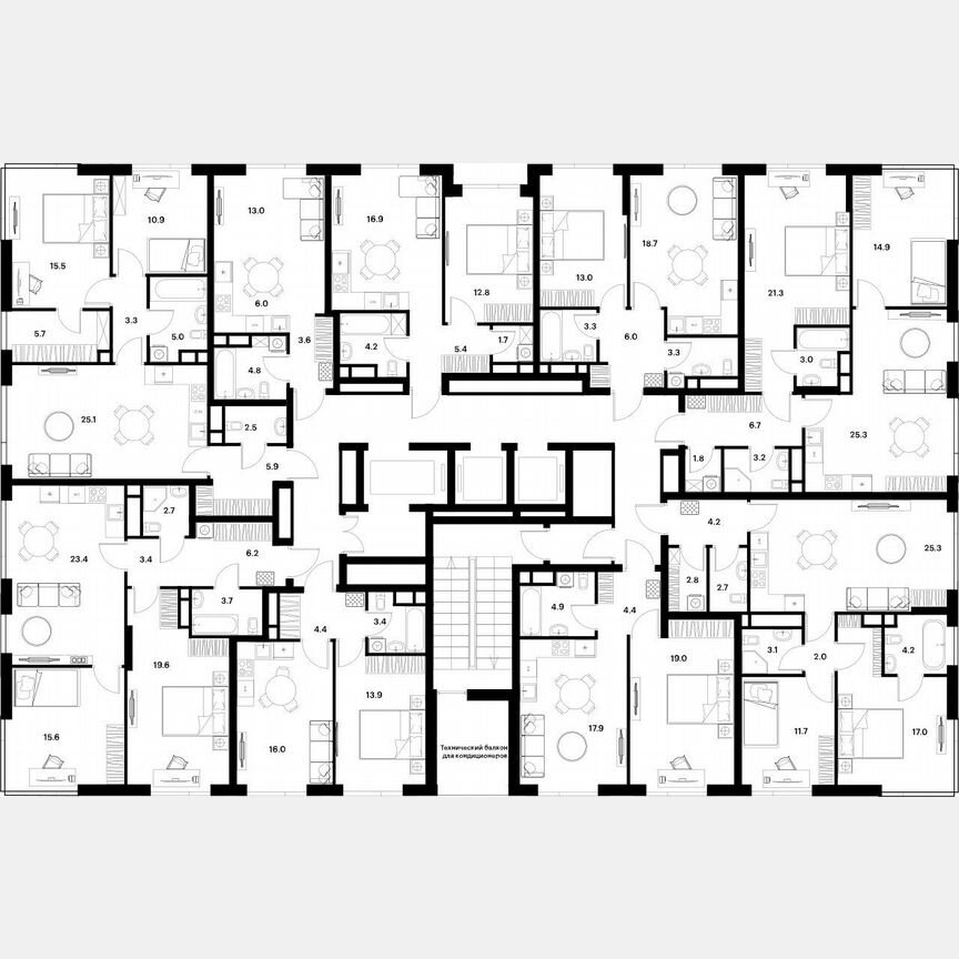 Квартира-студия, 22,7 м², 11/30 эт.