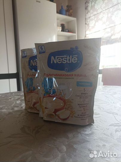 Молочные каши нестле