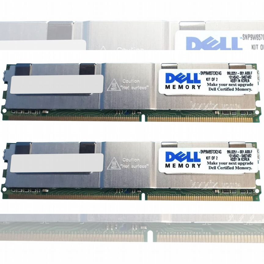 [SNP9W657CK2/4G] Оперативная Память Dell 4gb Snp9w657ck2/4g