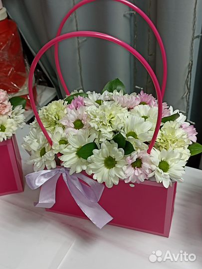 Букет из хризантем