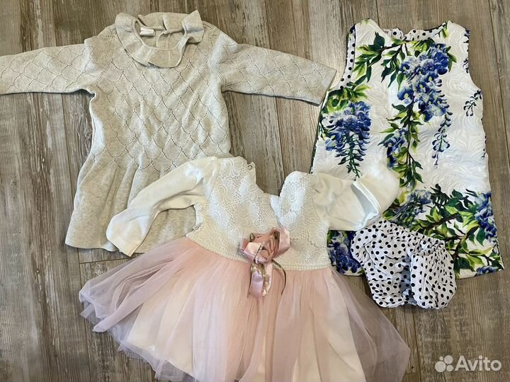 Платья в стиле dolce gabbana hm, р-р 80