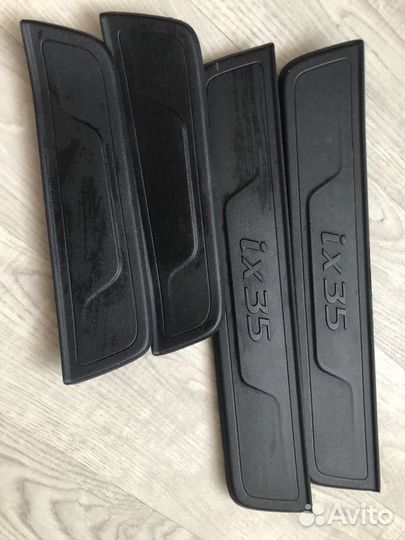 Накладки на пороги Hyundai ix35