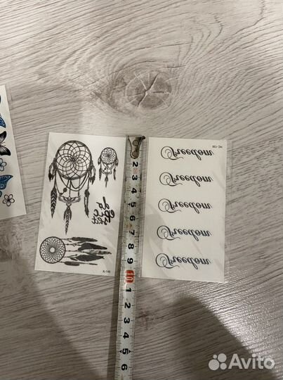 Наклейки Татуировки временные переводные