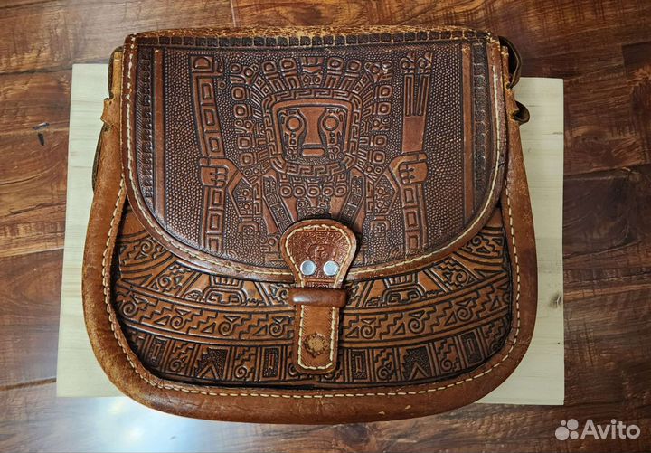Сумка СССР натуральная кожа