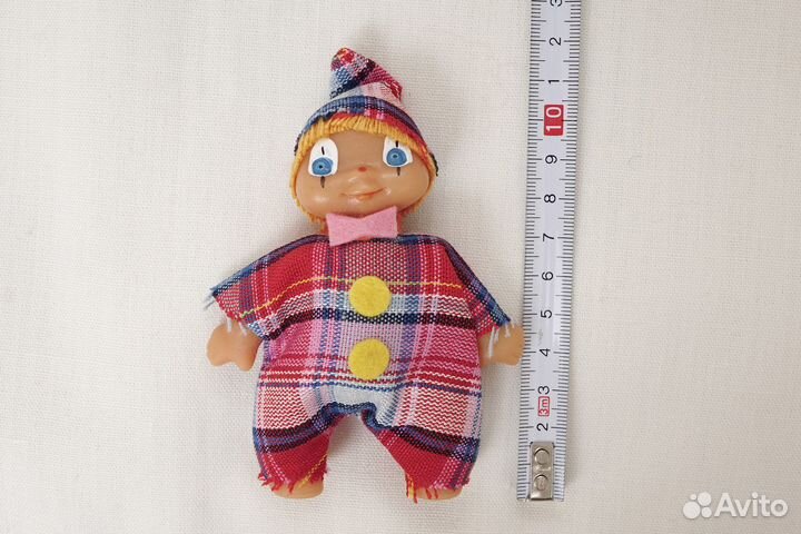 Игрушка кукла чудик клоун гдр винтаж новый
