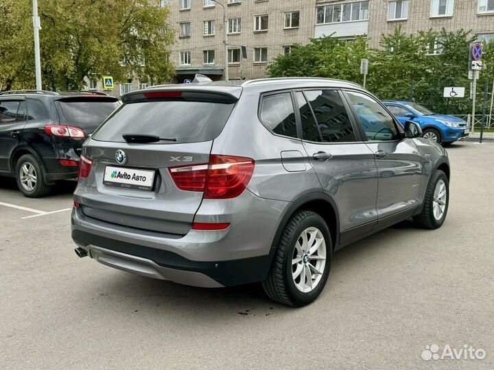 BMW X3 2.0 AT, 2015, 125 483 км