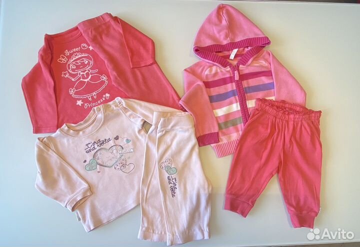 Пакет вещей до года+рюкзак переноска