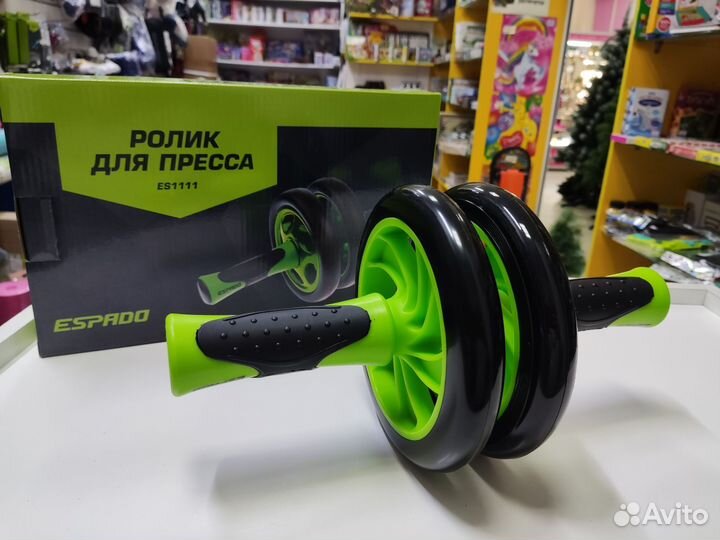 Ролик для пресса двойной