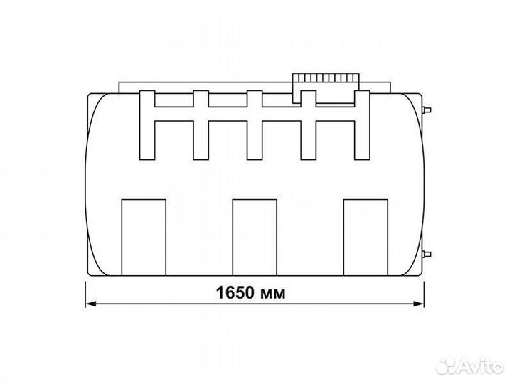 Накопительный бак для воды / доставка сегодня
