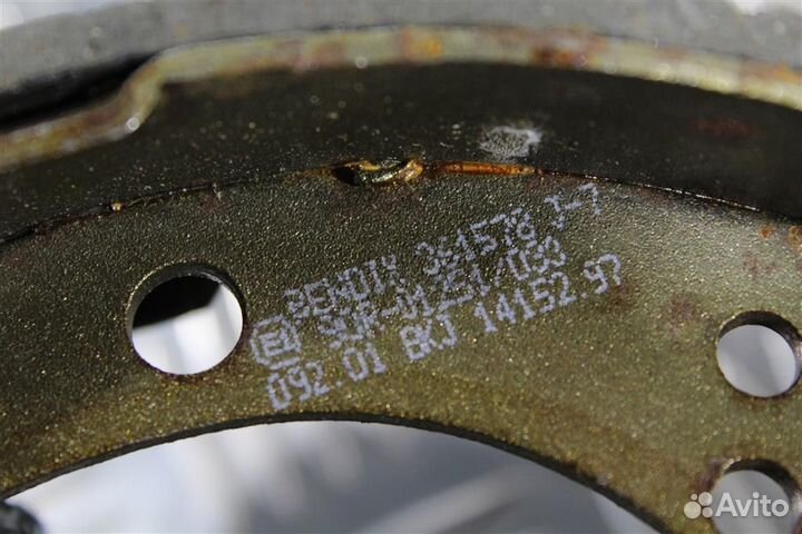 Колодки тормозные барабанные, комплект Skoda Fabi