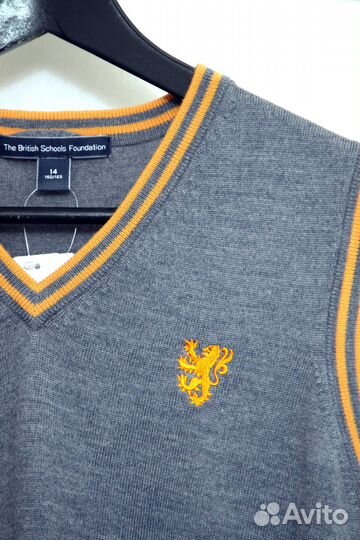 Новый мужской жилет безрукавка Шерсть XS