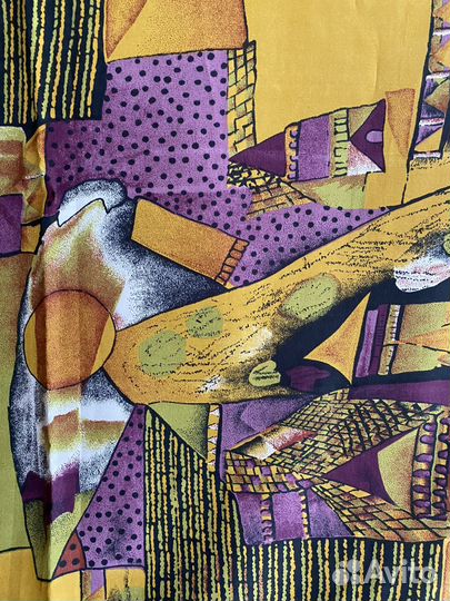 Ткань натуральный шелк СССР