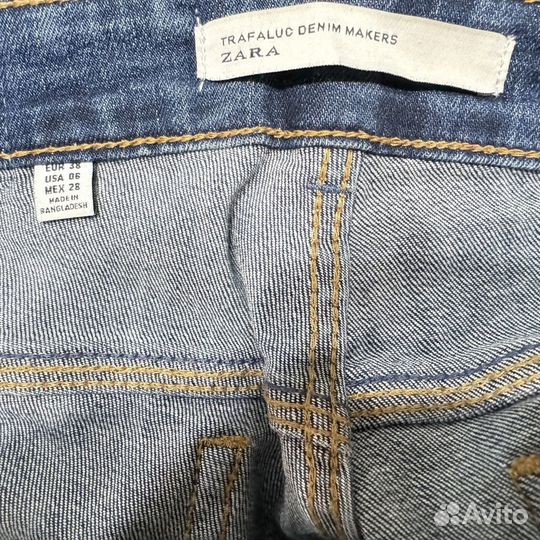 Джинсовые шорты Zara 44