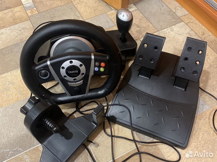 Игровой руль dialog