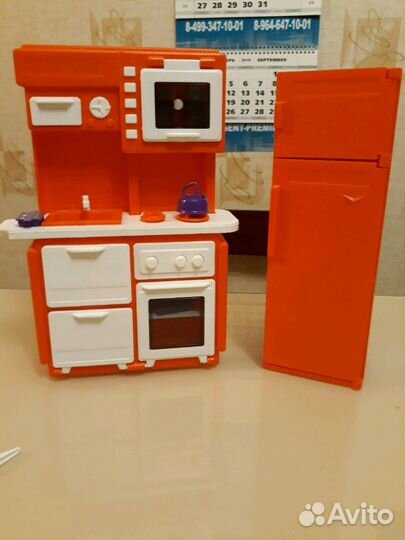 Холодильник+кухня для Барби