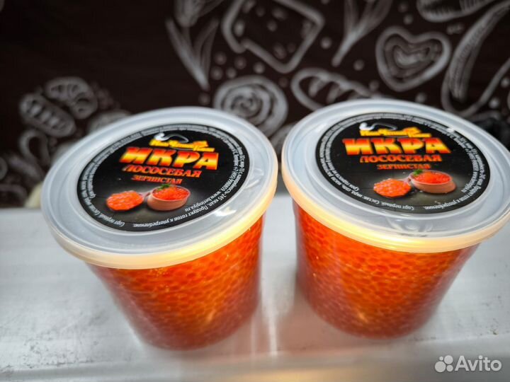 Красная икра форели 100 грамм, 500 грамм, 2 кг