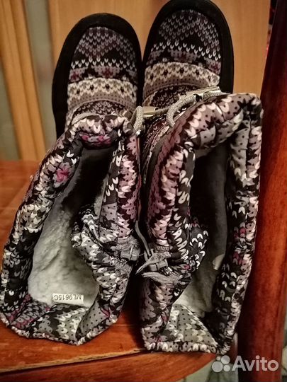 Зимние дутики детские