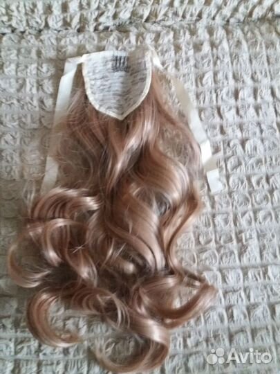 Шиньон светло-русый