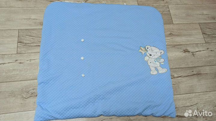 Конверт-одеялко на выписку для мальчика