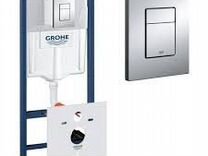 Инсталляция для унитаза Grohe Rapid SL с кнопкой