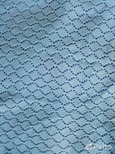 Плед детский вязаный