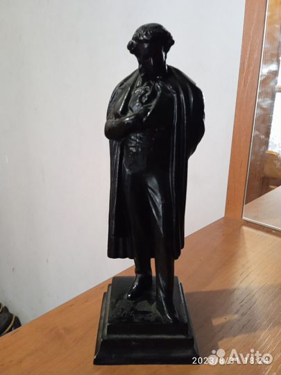 Статуэтка Касли. Пушкин. 1975г