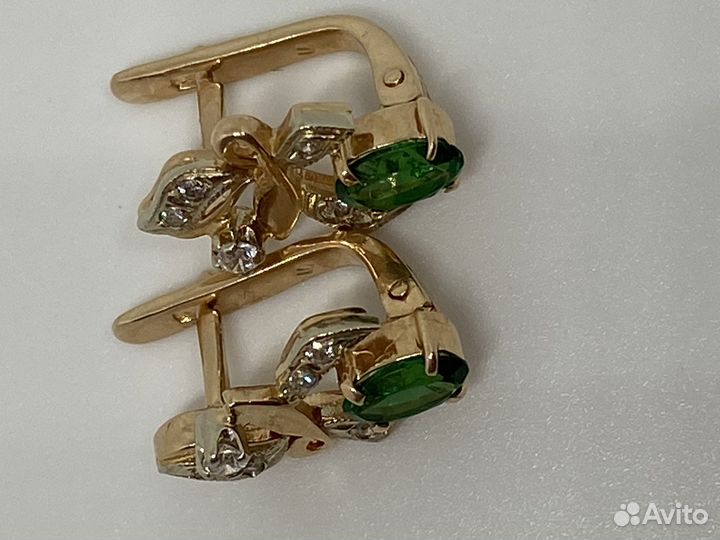 Золотые серьги СССР