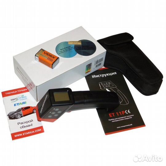 Профессиональный толщиномер ET 11P