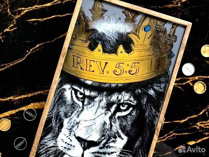 Нарды с индивидуальным рисунком vaso