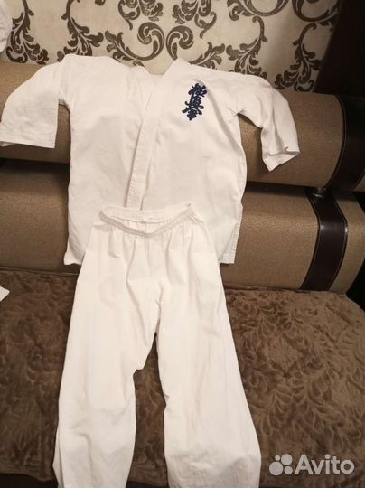 Кимоно для карате рост от 100 см до 140