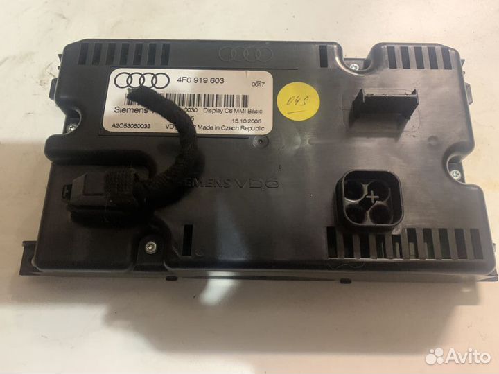 Дисплей Audi A6C6 (4F 2004-2010) 4F0,Q74L