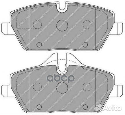 К-т дисков. тормоз. колодок FDB1747 Ferodo