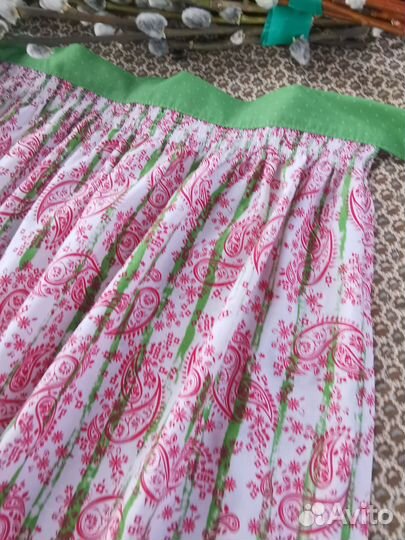 Винтажный Фартук Передник Хлопок