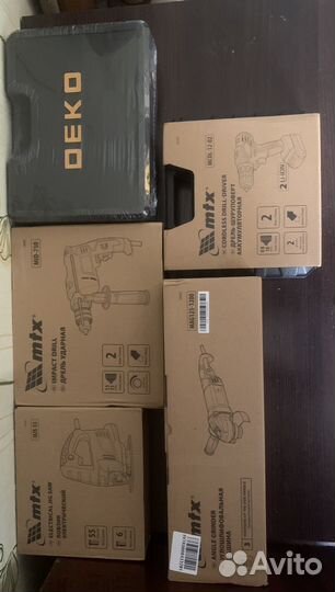 Шуруповерт, дрель, лобзик, болгарка