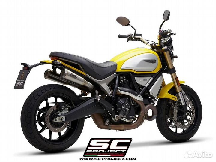 Ducati scrambler 1100 глушитель SC Project