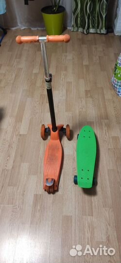Скейтборд детский для девочки