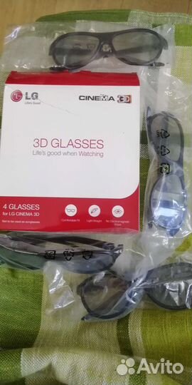 3d очки 4шт