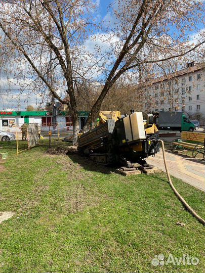 Гнб Бурение. Прокол под дорогой под коммуникации