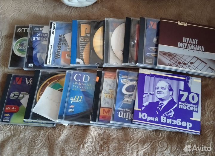 Музыкальные cd диски 14 шт