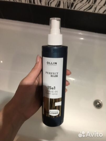 Несмываемый спрей для волос 15 в 1 ollin
