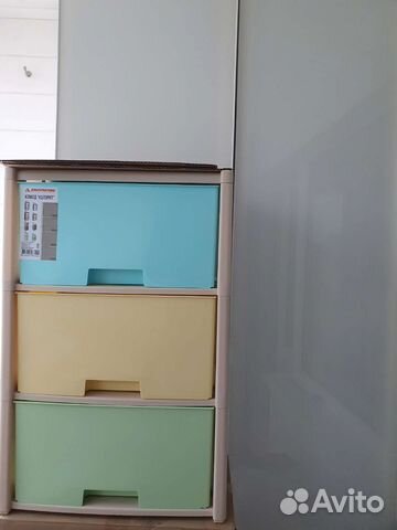 Комод детский пластиковый новый