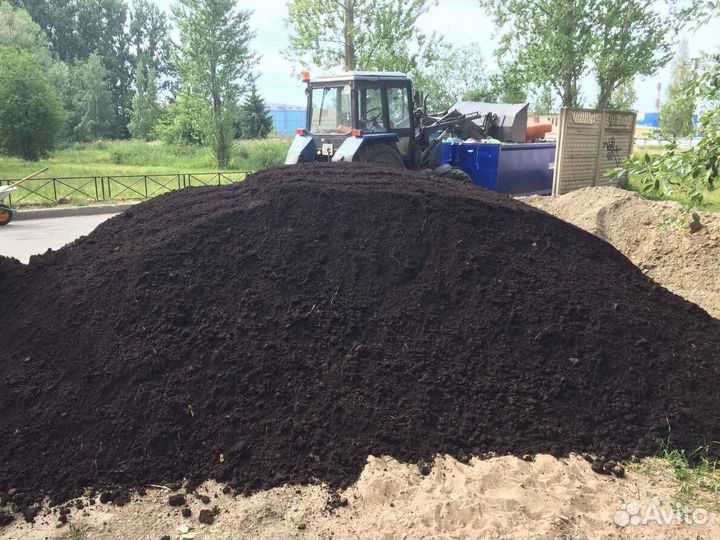 Чернозем садовый, быстро и качественно от 1тонны