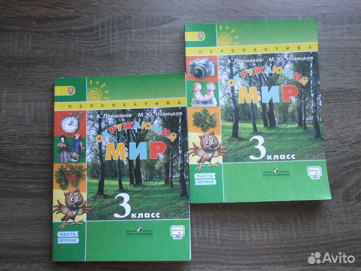 Плешаков Окружающий мир 3 класс Учебник В 2х чч