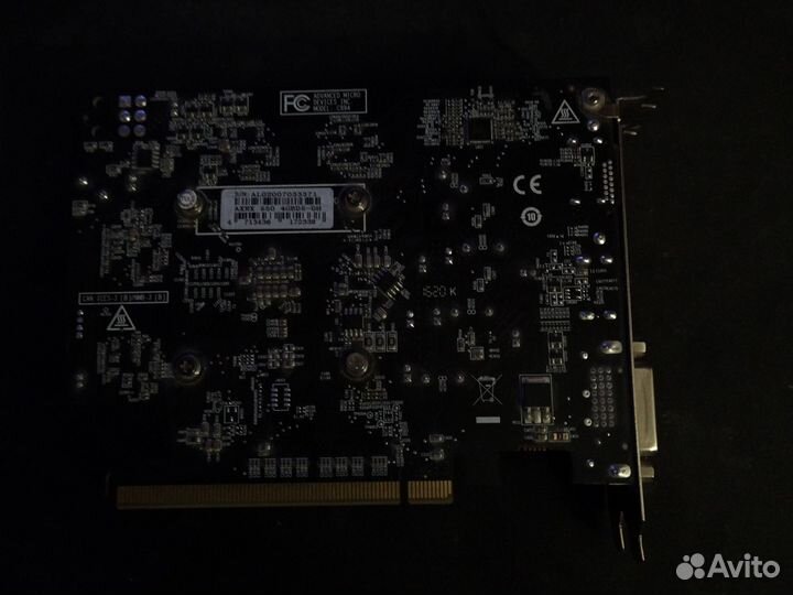 Видеокарта rx 550 4gb