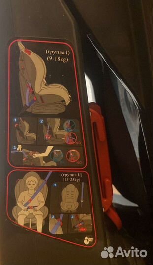 Детское автокресло 9 до 36 кг happy baby