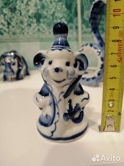 Гжель фигурки новые оригинальные отправлю