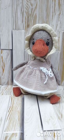 Гусыня вязаная